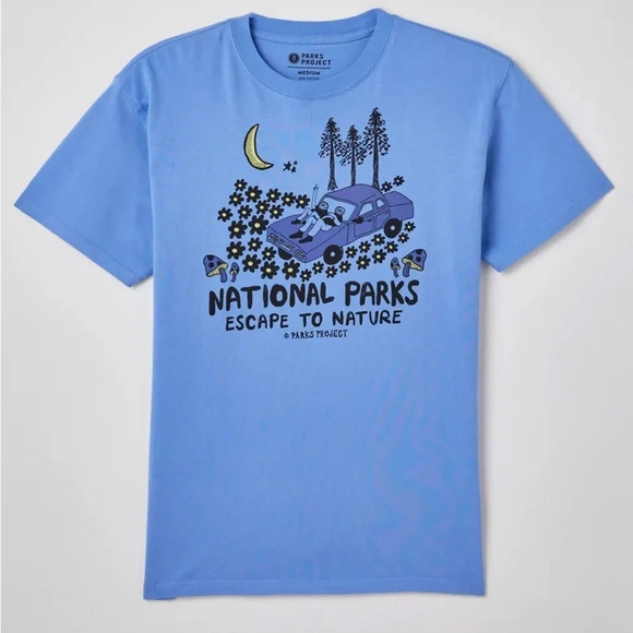Parks Project Stargazing Tee, Sky (Blue), Medium, NWT - Picture 1 of 3